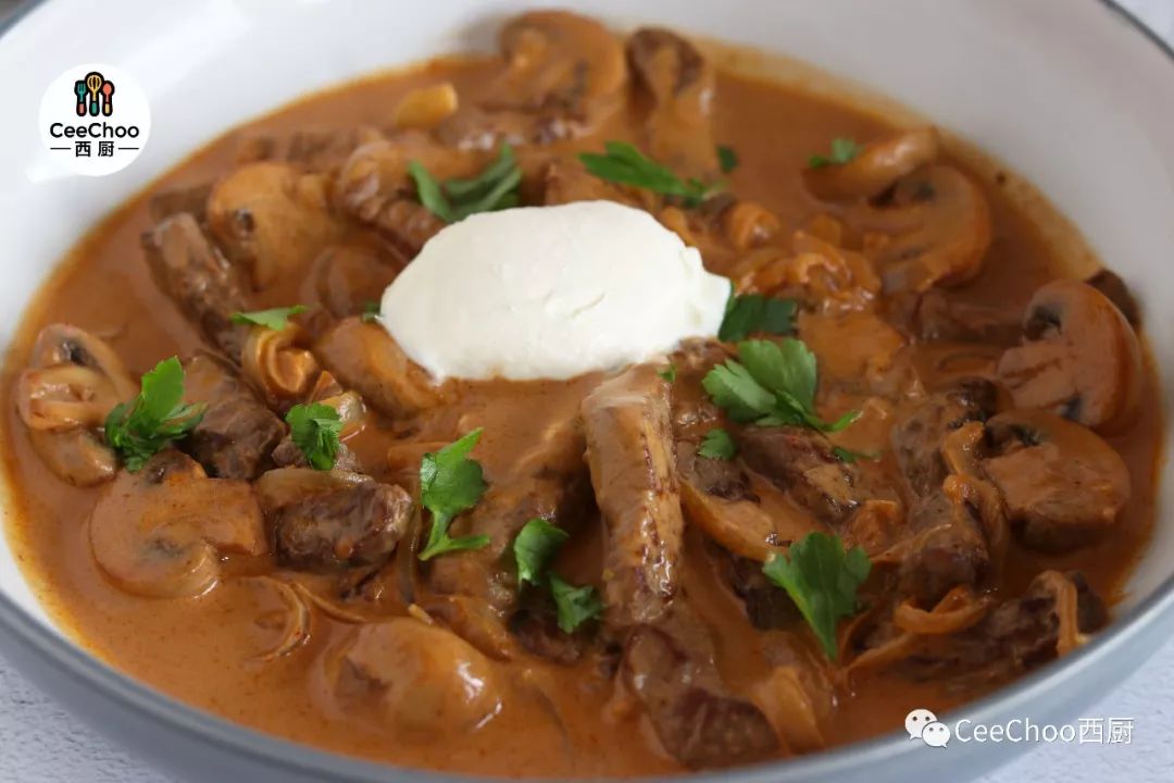 Beef Stroganoff